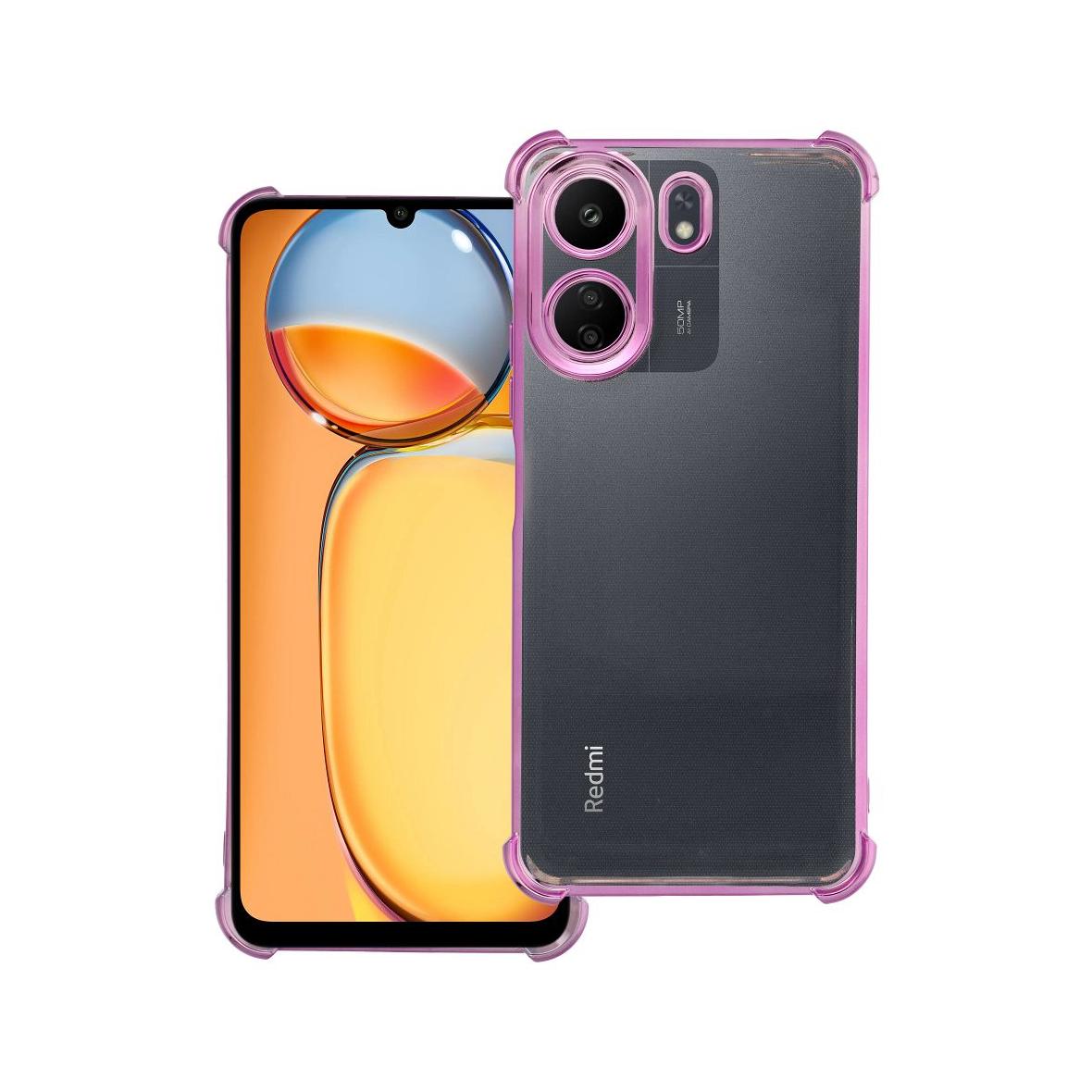 Futerał do Xiaomi 13C Antishock Electro purpurowy