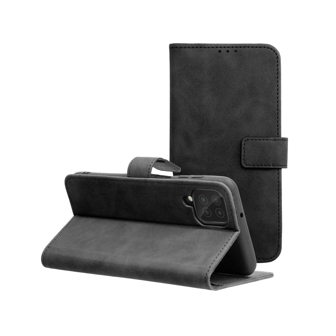 Etui z klapką na Samsung A12 / M12 Tender Book czarne
