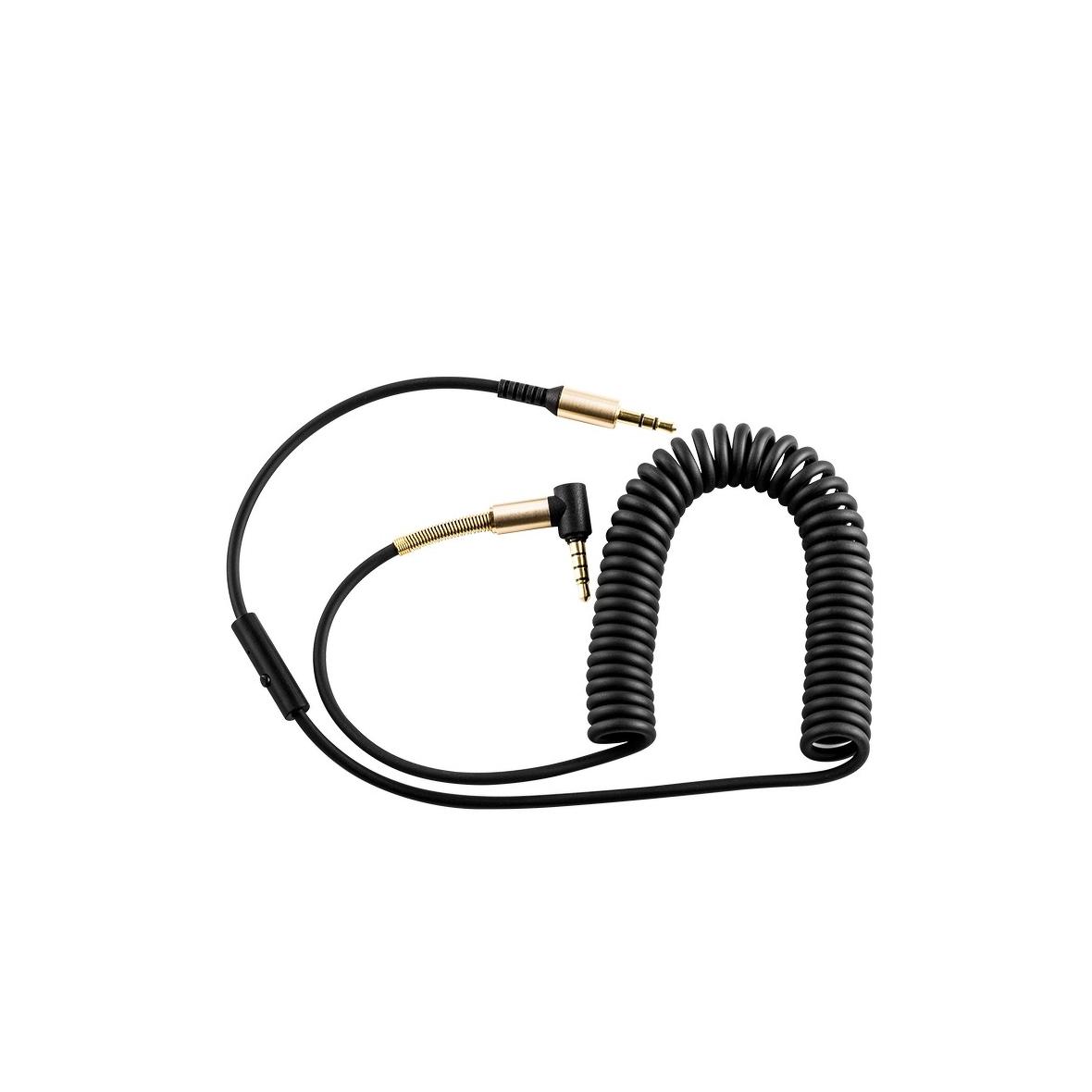 Kabel AUX Jack 3,5mm do Jack 3,5 mm Hoco z mikrofonem UPA02 czarny