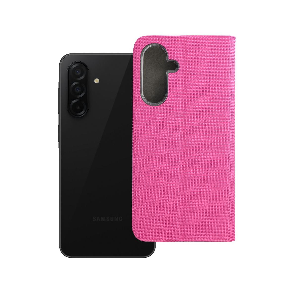 Etui z klapką na Samsung A26 5G Sensitive Book różowe