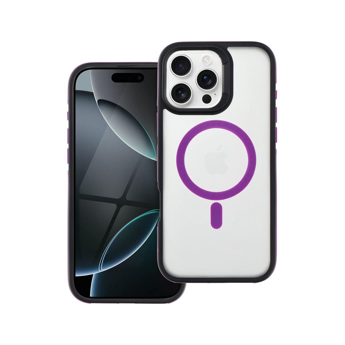 Futerał do iPhone 16 PRO MAX Neo zgodny z MagSafe fioletowy