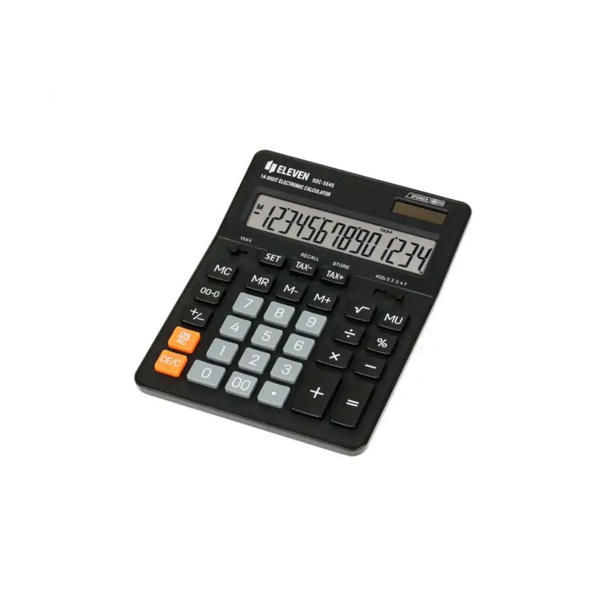 ELEVEN kalkulator biurowy SDC-554S czarny