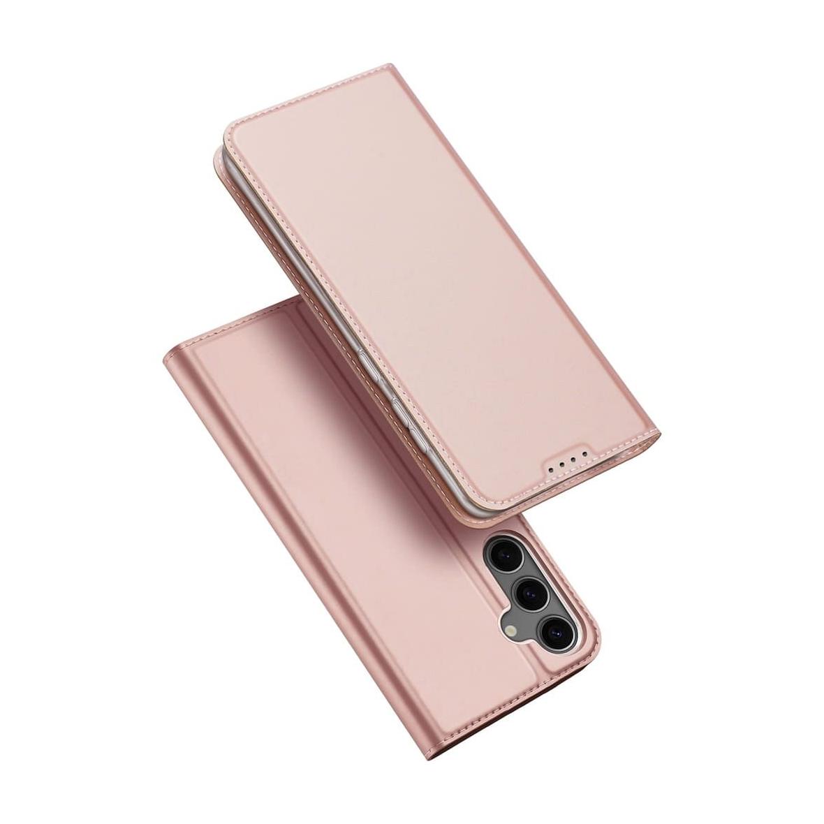 DUX DUCIS kabura SKIN PRO do SAMSUNG S25 różowa
