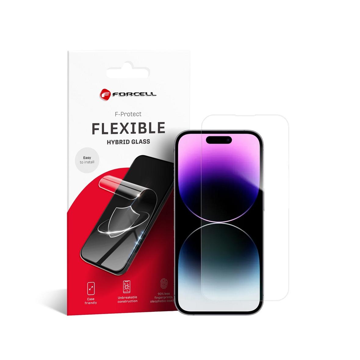 Szkło hybrydowe do iPhone 14 PRO Forcell Flexible Nano Glass