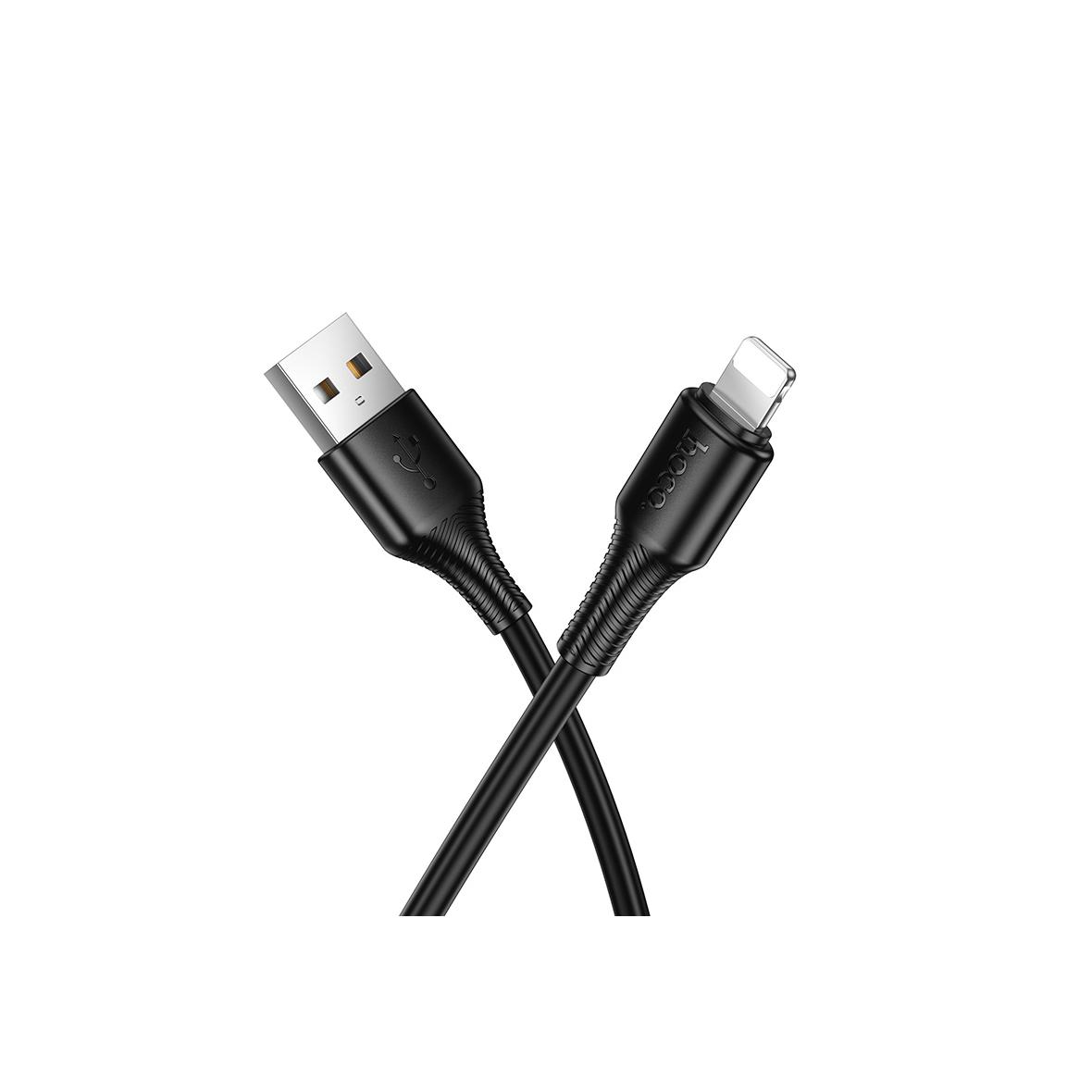 Kabel USB A do Lightning Hoco 2,4A 1 m X120 czarny