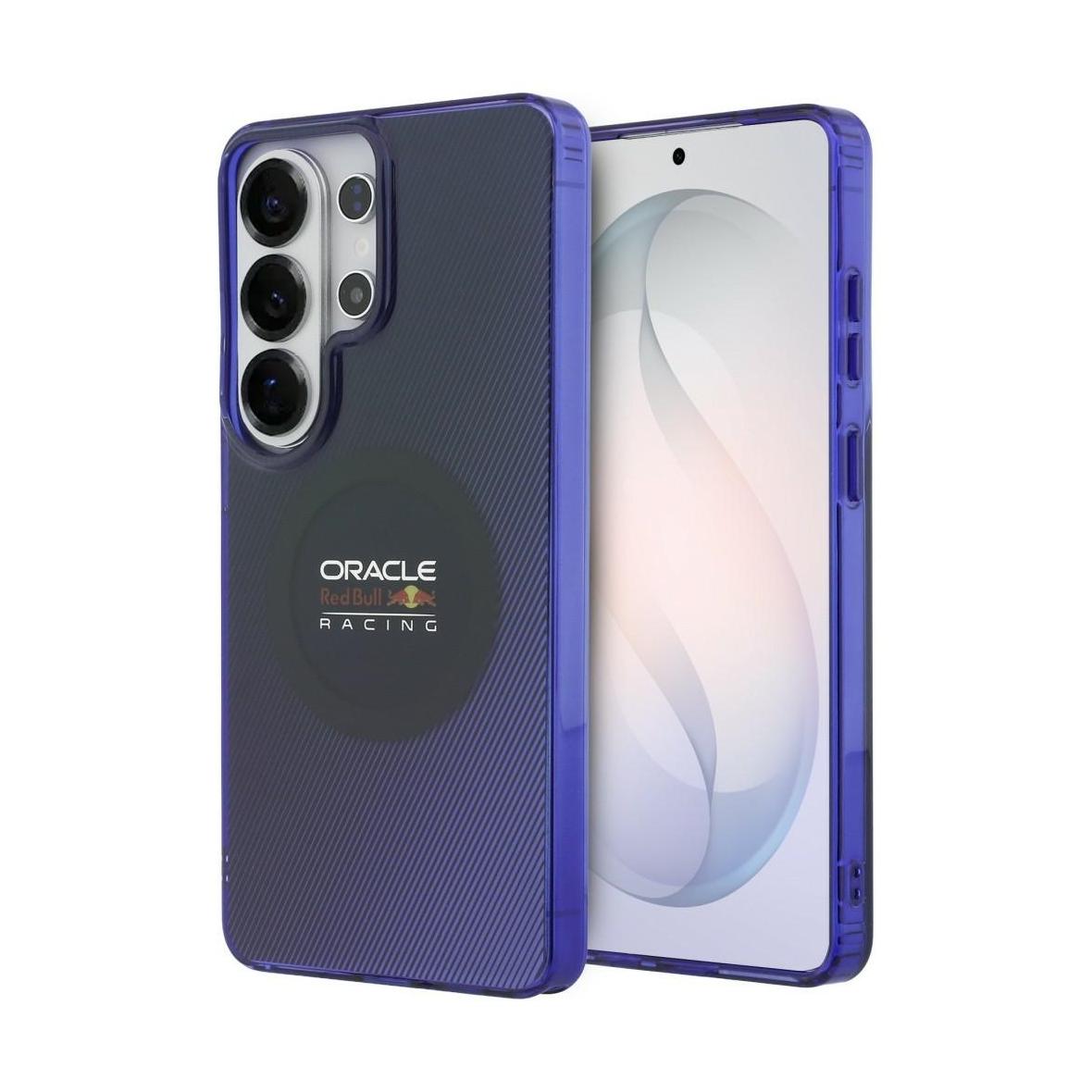 RED BULL futerał do SAMSUNG S26 Ultra RBHMS26L24HGDSV (Magnetic Double Layer PC Blended Lines) navy