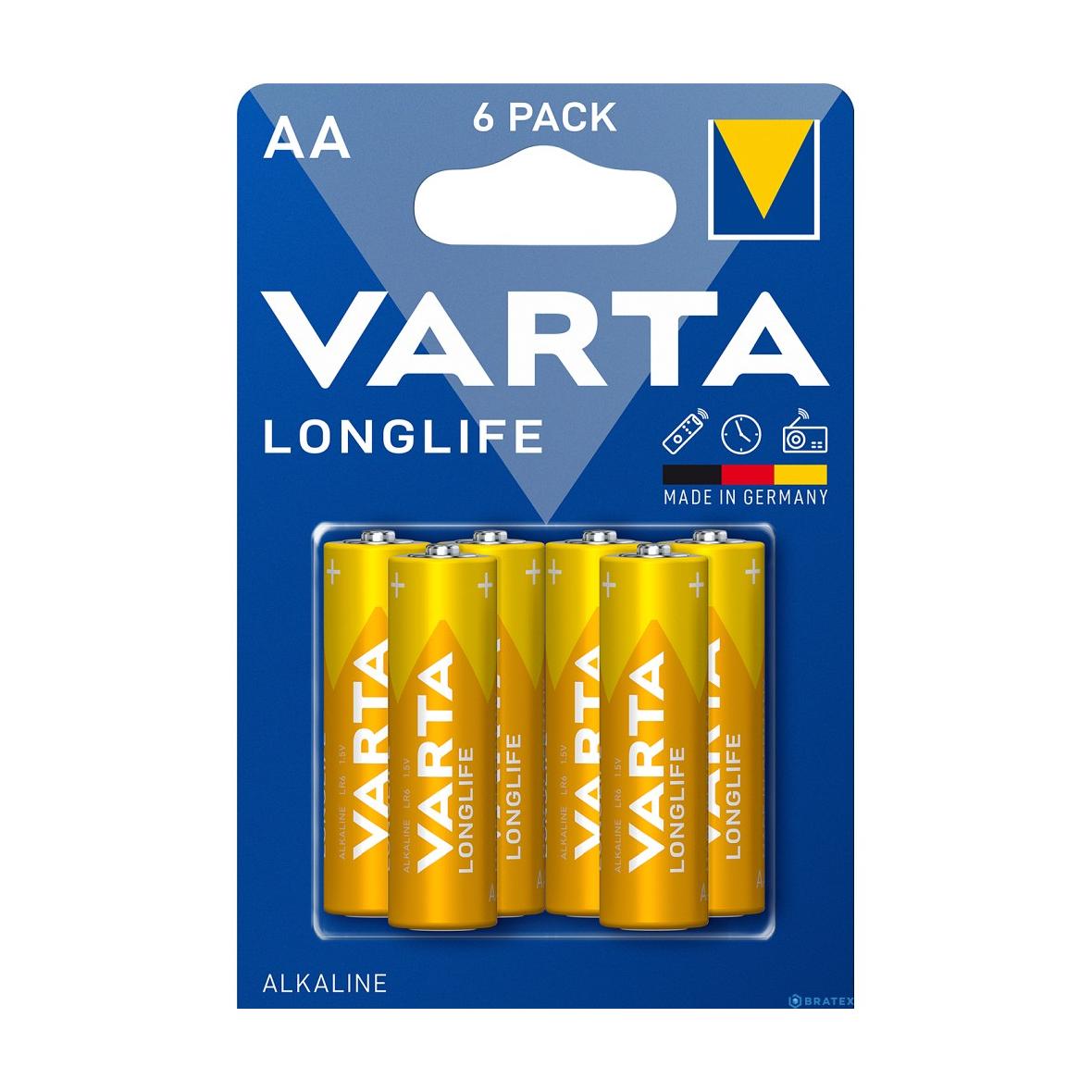 VARTA bateria alkaliczna R6 (AA) Longlife 6 szt