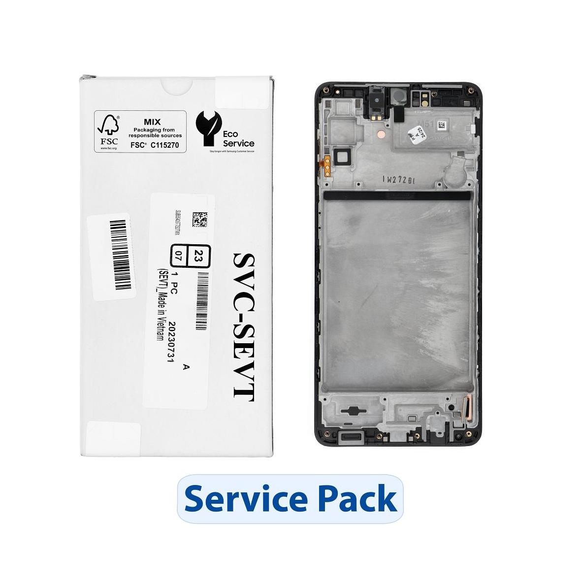 ServicePack Wyświetlacz LCD do SAMSUNG M51 M515F GH82-23568A
