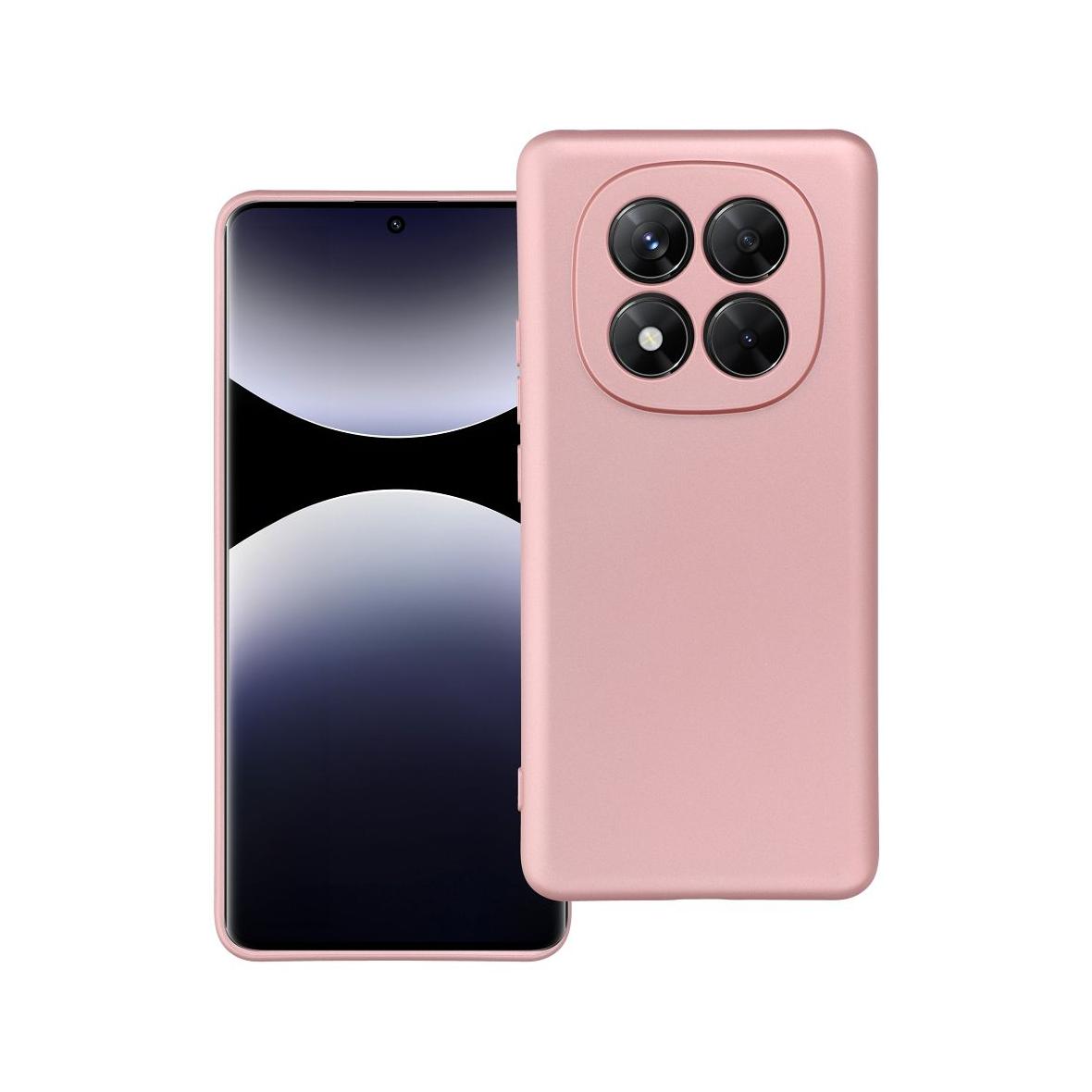 Futerał do Xiaomi Redmi Note 14 PRO PLUS 5G Metallic różowy