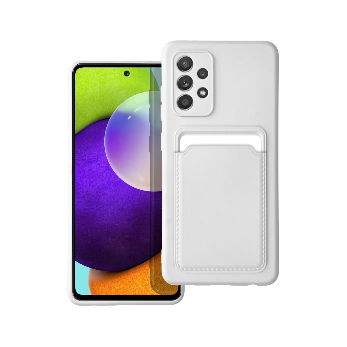 Futerał CARD CASE do SAMSUNG A52 5G / A52 LTE ( 4G ) / A52S biały