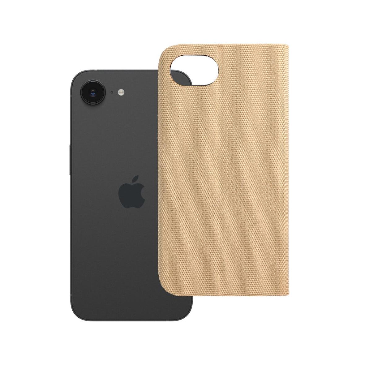 Etui z klapką na iPhone 16e (SE 4 2025) Sensitive Book złote