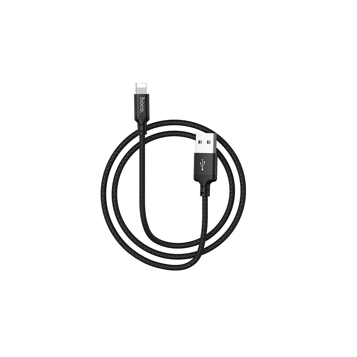 Kabel USB A do Lightning Hoco 1 m X14 czarny