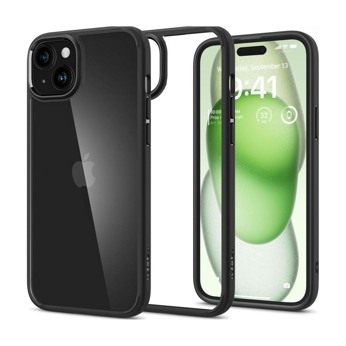 SPIGEN futerał ULTRA HYBRID do IPHONE 15 Plus matte black