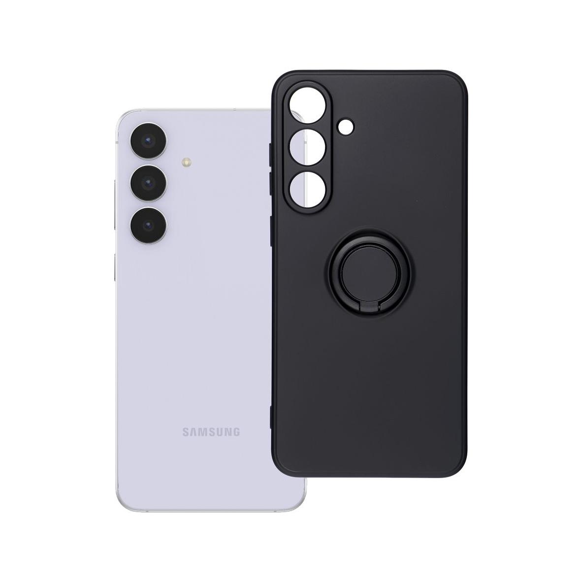 Futerał do Samsung S25 FE Silicone Ring czarny