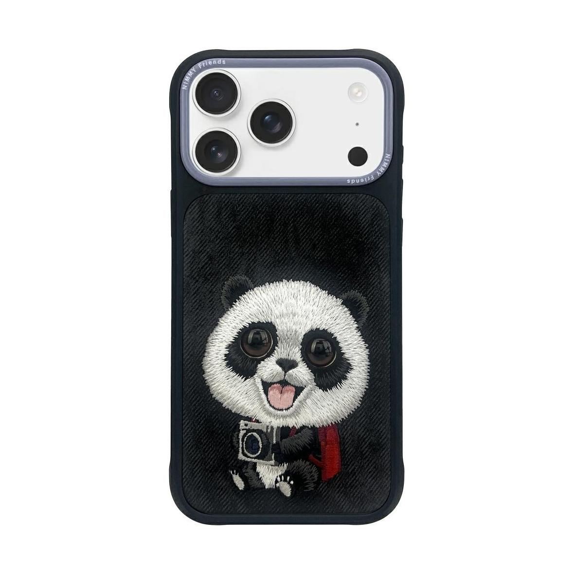 NIMMY futerał BIG EYED PET 2.0 Panda do IPHONE 17 czarny