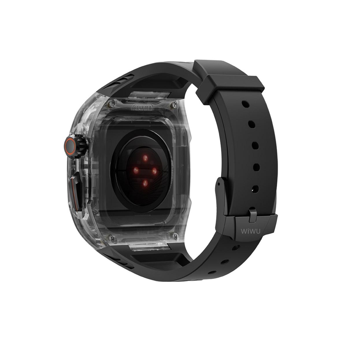 WiWU - Pasek do smartwatcha Wi-WB013 Rambo Watch Band 42/44/45mm - czarny