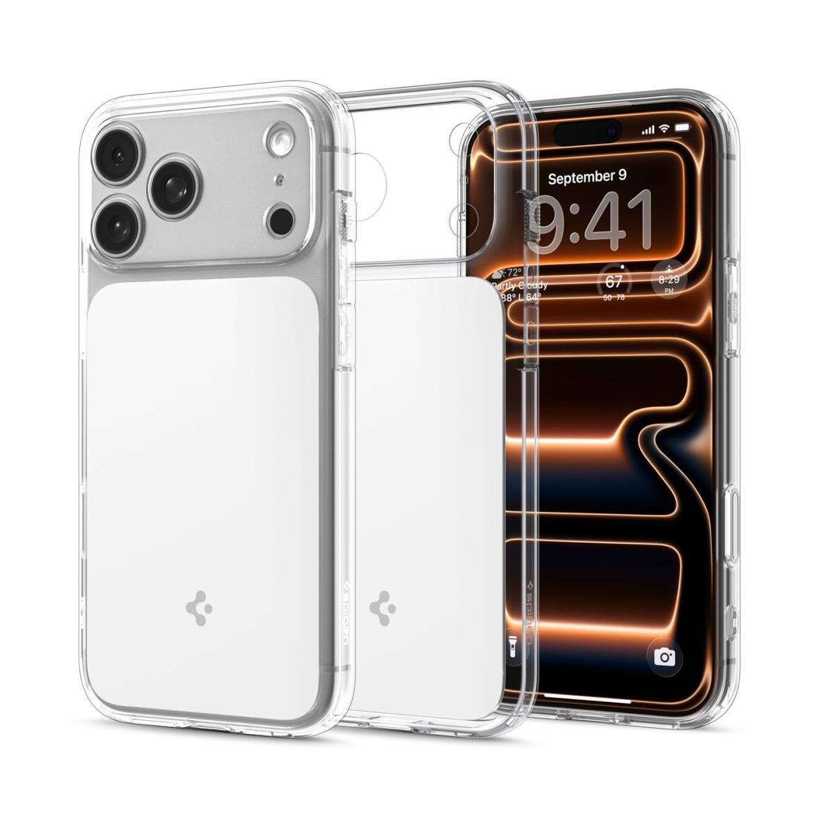 SPIGEN futerał ULTRA HYBRID ”T” MAG MAGSAFE IPHONE 17 PRO MAX GLOSSY WHITE
