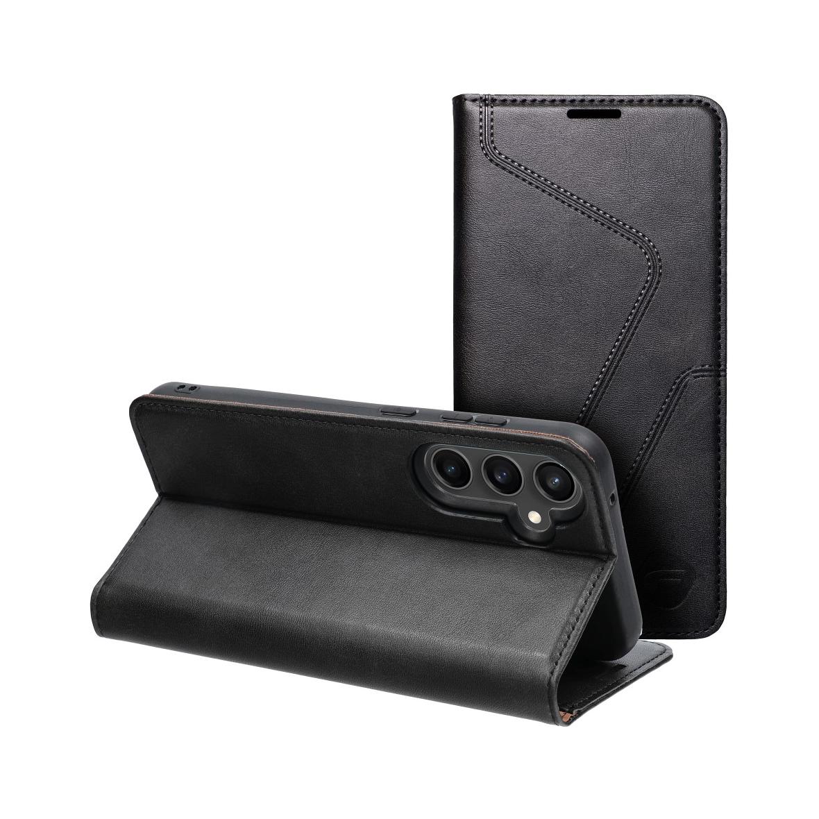 Pokrowiec na Samsung S23 FE Forcell F-Protect RFID Blocker Book czarny