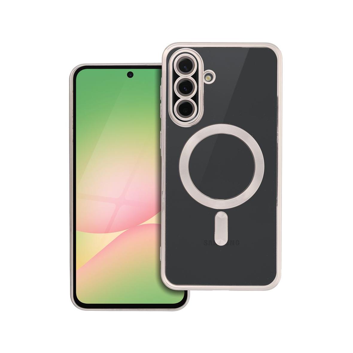 Futerał do Samsung A56 Electro Mag Cover zgodny z MagSafe tytanowy