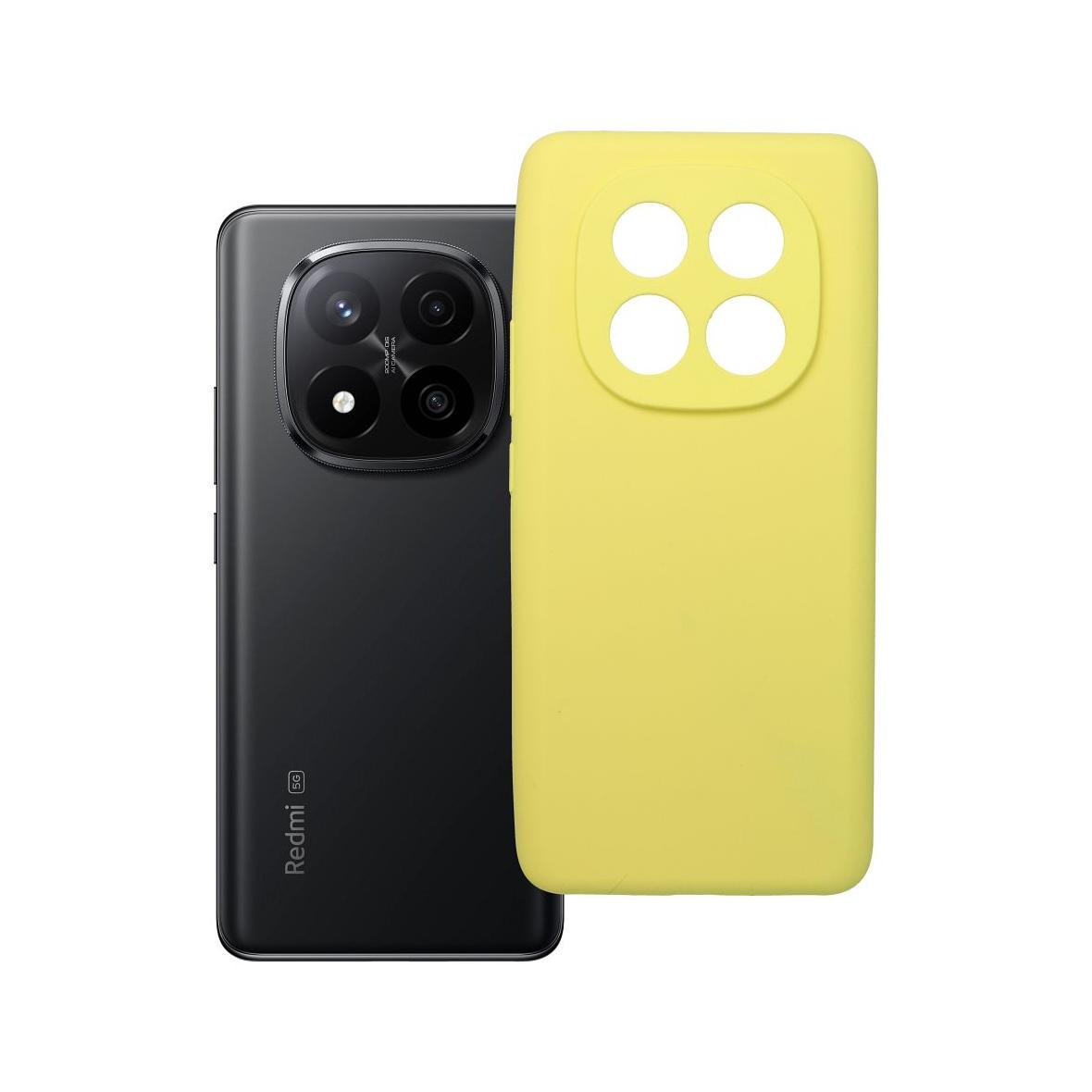 Futerał do Xiaomi Redmi Note 14 PRO PLUS 5G Silicone 2mm żółty