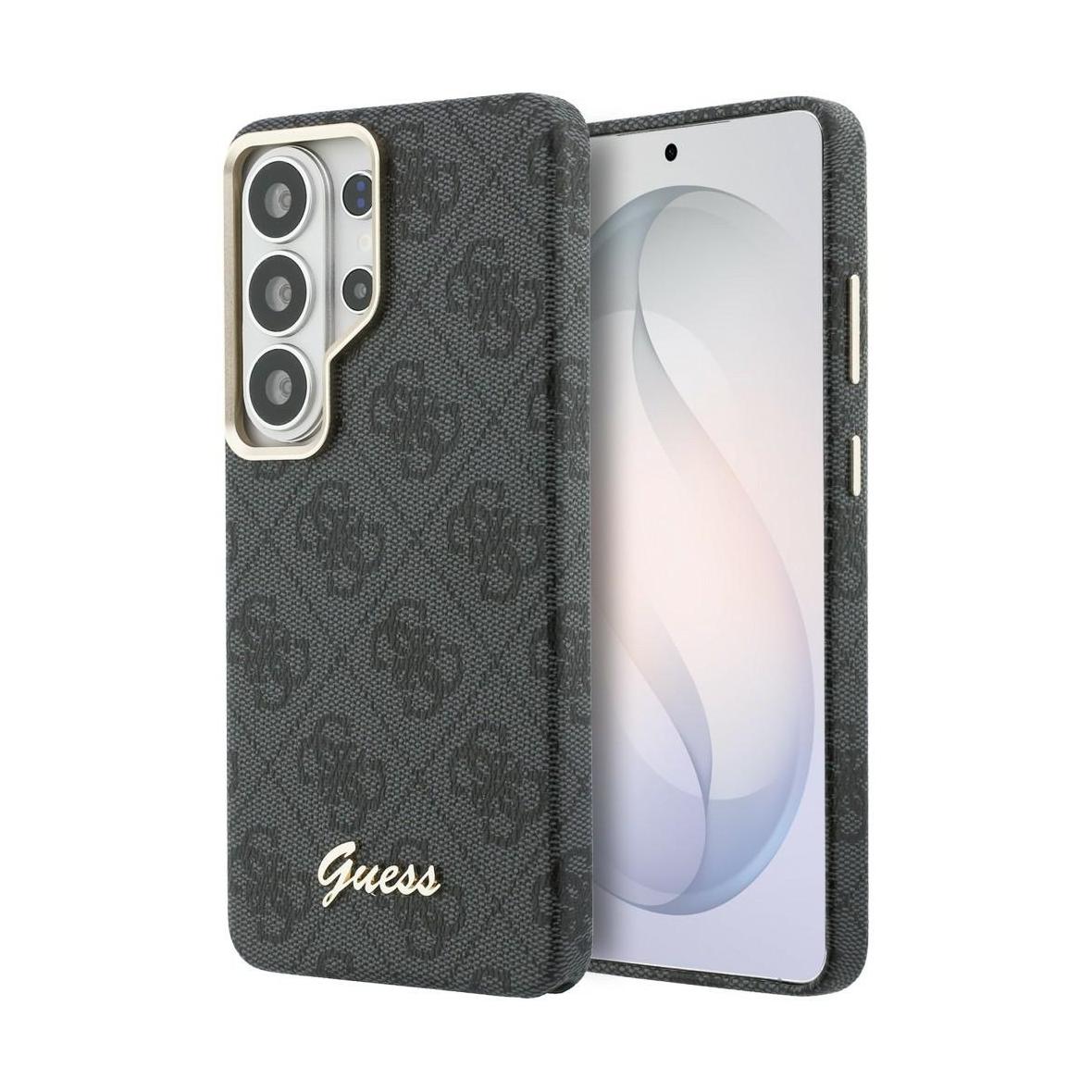 GUESS futerał do SAMSUNG S26 Ultra GUHMS26L5P4FWMSK (4G Script MagSafe) czarny