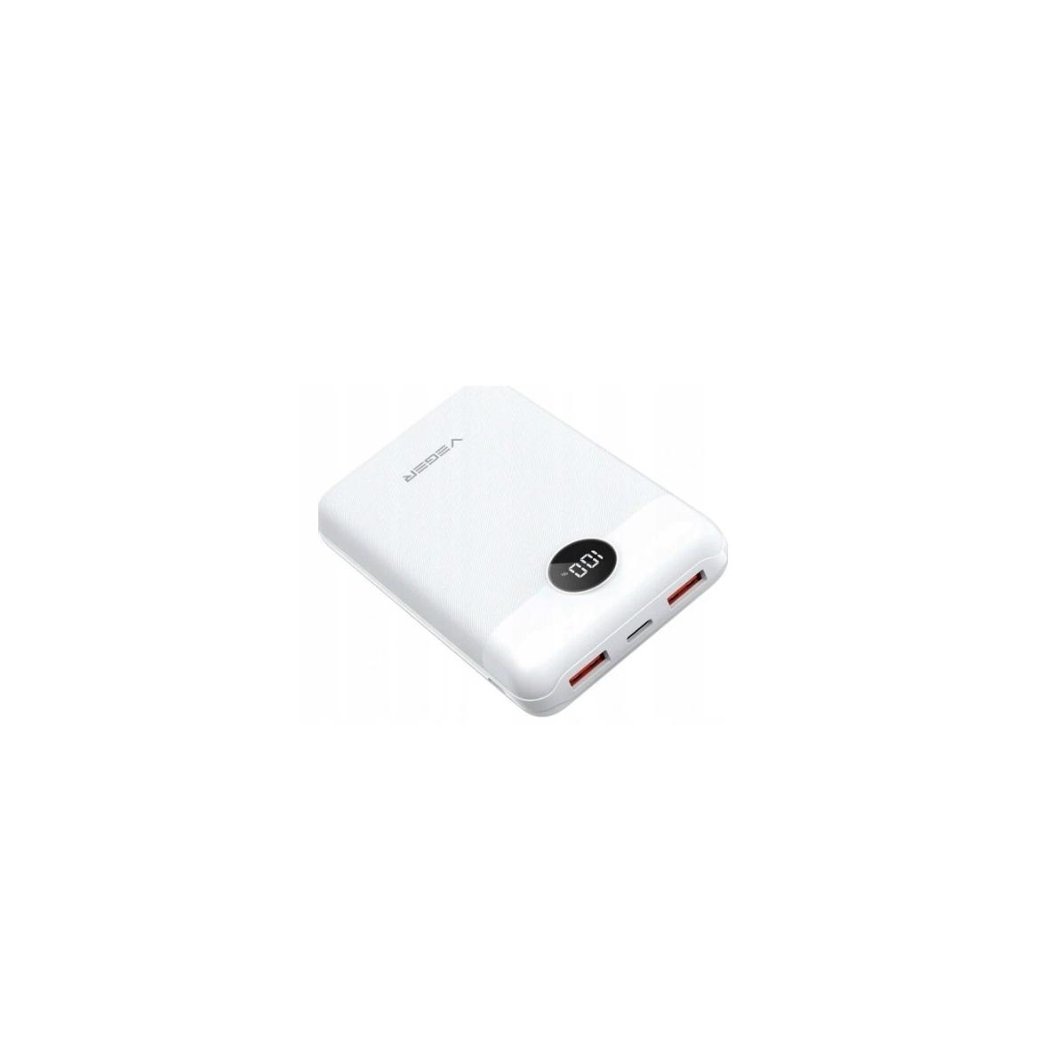 Powerbank Veger S20 (W2081) PD QC3.0 2A 22,5W 20000 mAh biały 0INT