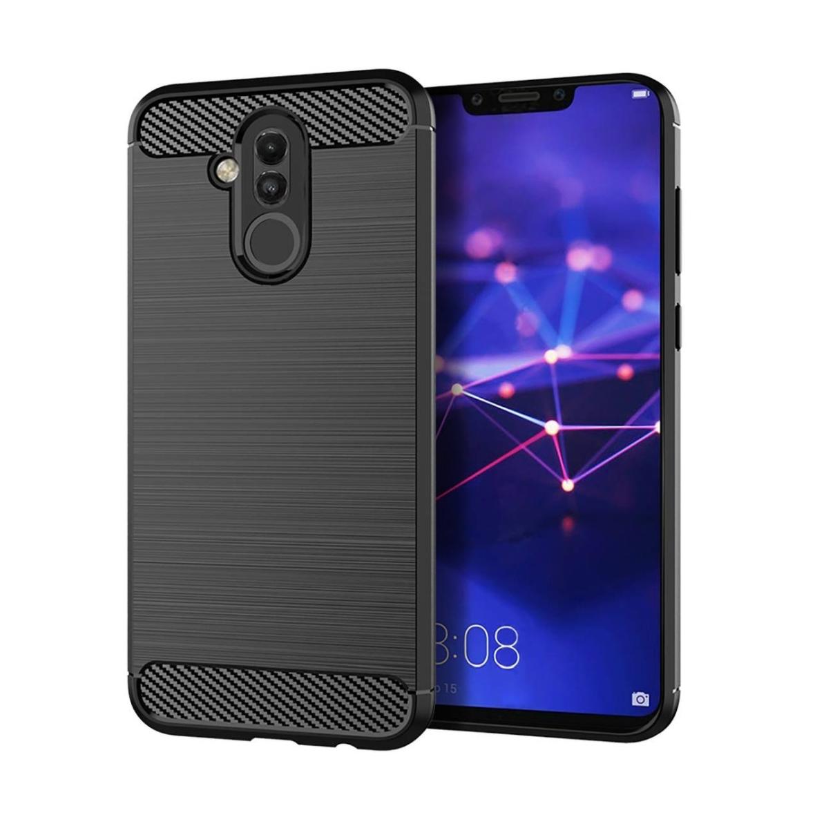Futerał CARBON do HUAWEI Mate 20 Lite czarny