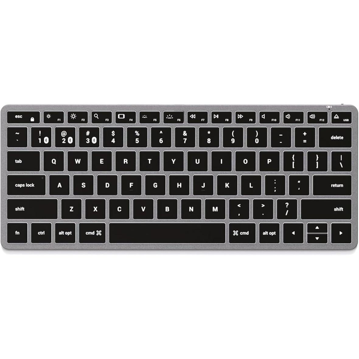 Klawiatura bezprzewodowa QWERTY Satechi Slim X1 ST-BTSX1M szara