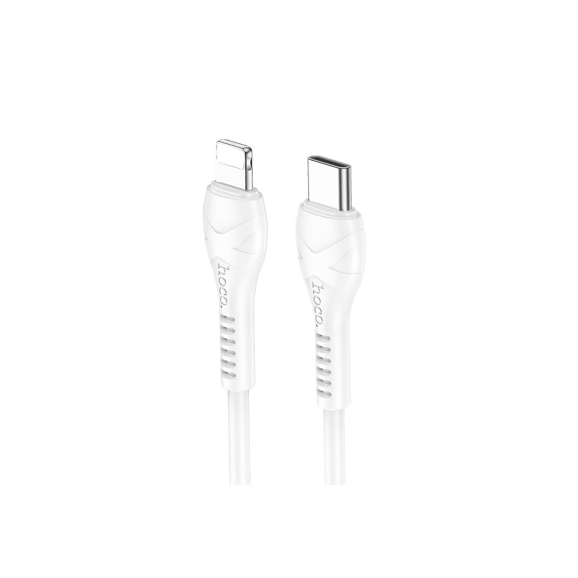Kabel USB C do Lightning Hoco PD 27W 1 m X37 biały