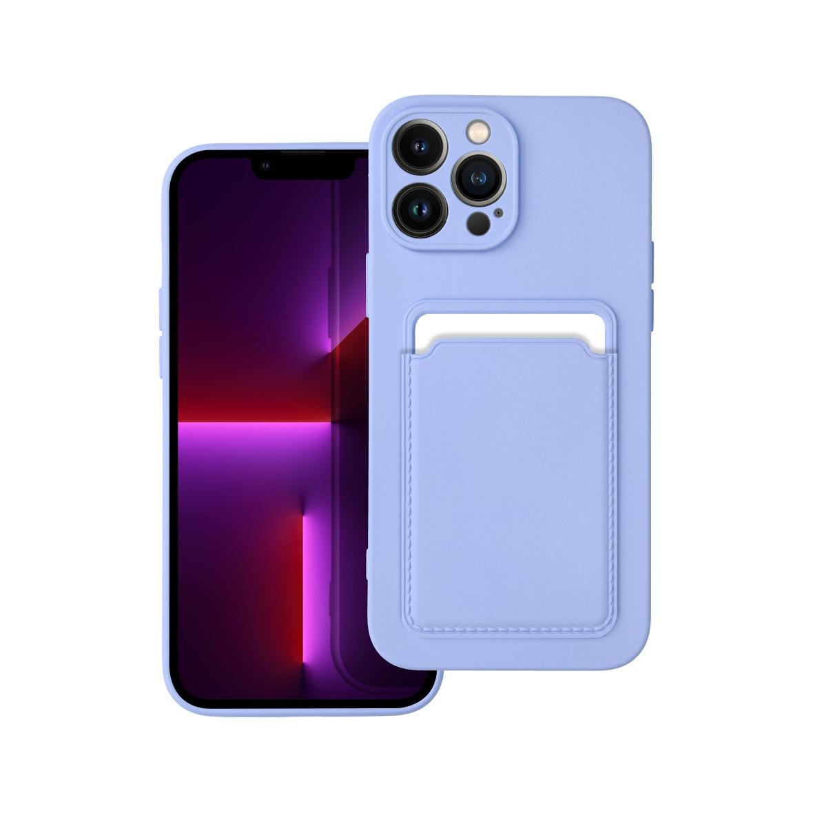 Futerał do iPhone 13 PRO MAX Card Case fioletowy