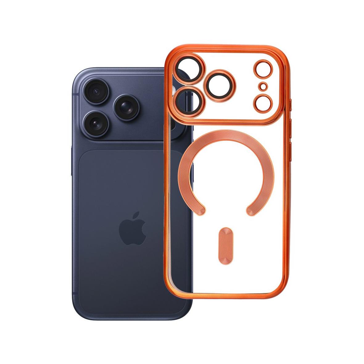Futerał do iPhone 17 PRO Electro Mag Cover zgodny z MagSafe orange