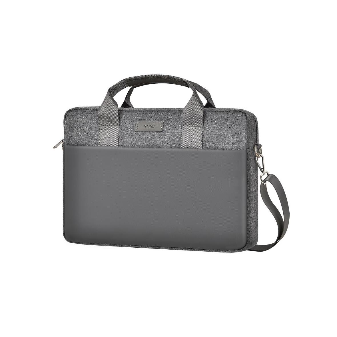 WiWU - Wodoodporna torba na laptopa 15,6" Minimalist Pro - szara