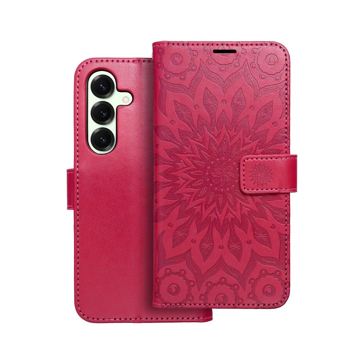 Etui z klapką na Samsung S25 Mezzo Book mandala magenta