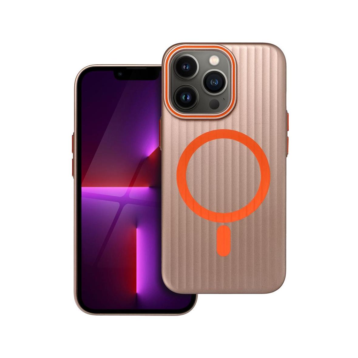 Futerał do iPhone 13 PRO Simply zgodny z MagSafe tytanowy pustynny
