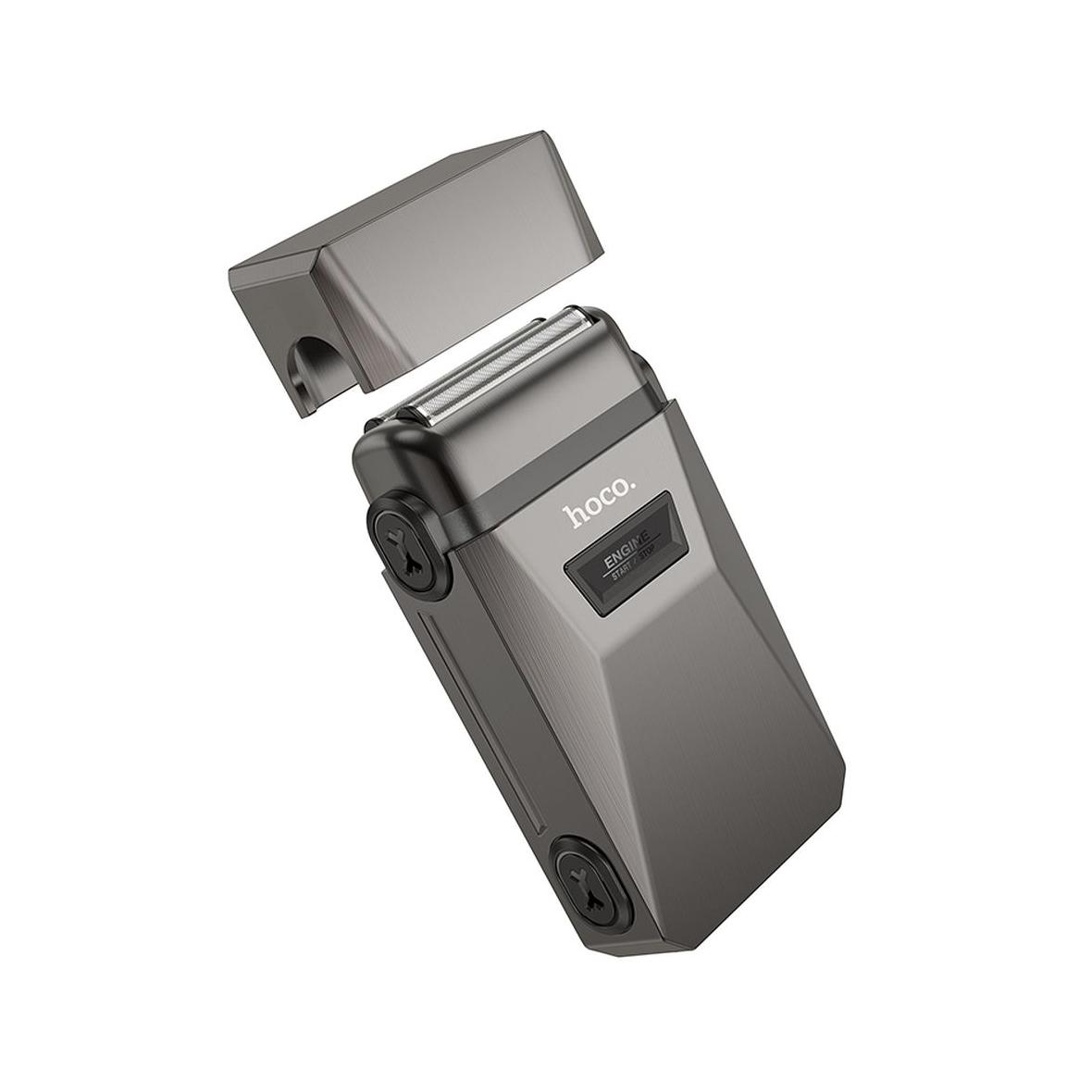 Maszynka do golenia Hoco z podwójnymi ostrzami IPX7 HP31 szara