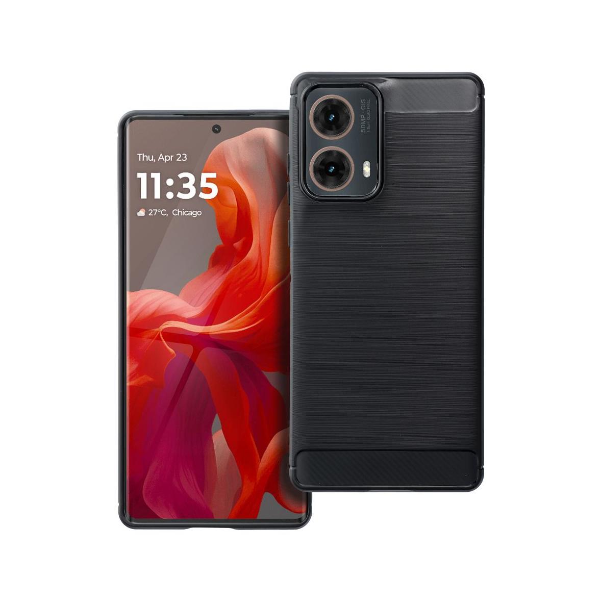Futerał do Motorola G85 5G Carbon czarny