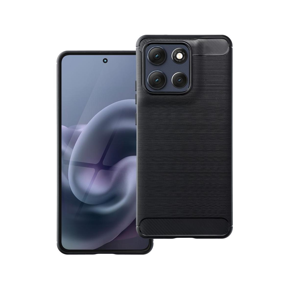 Futerał do Motorola G86 5G Carbon czarny