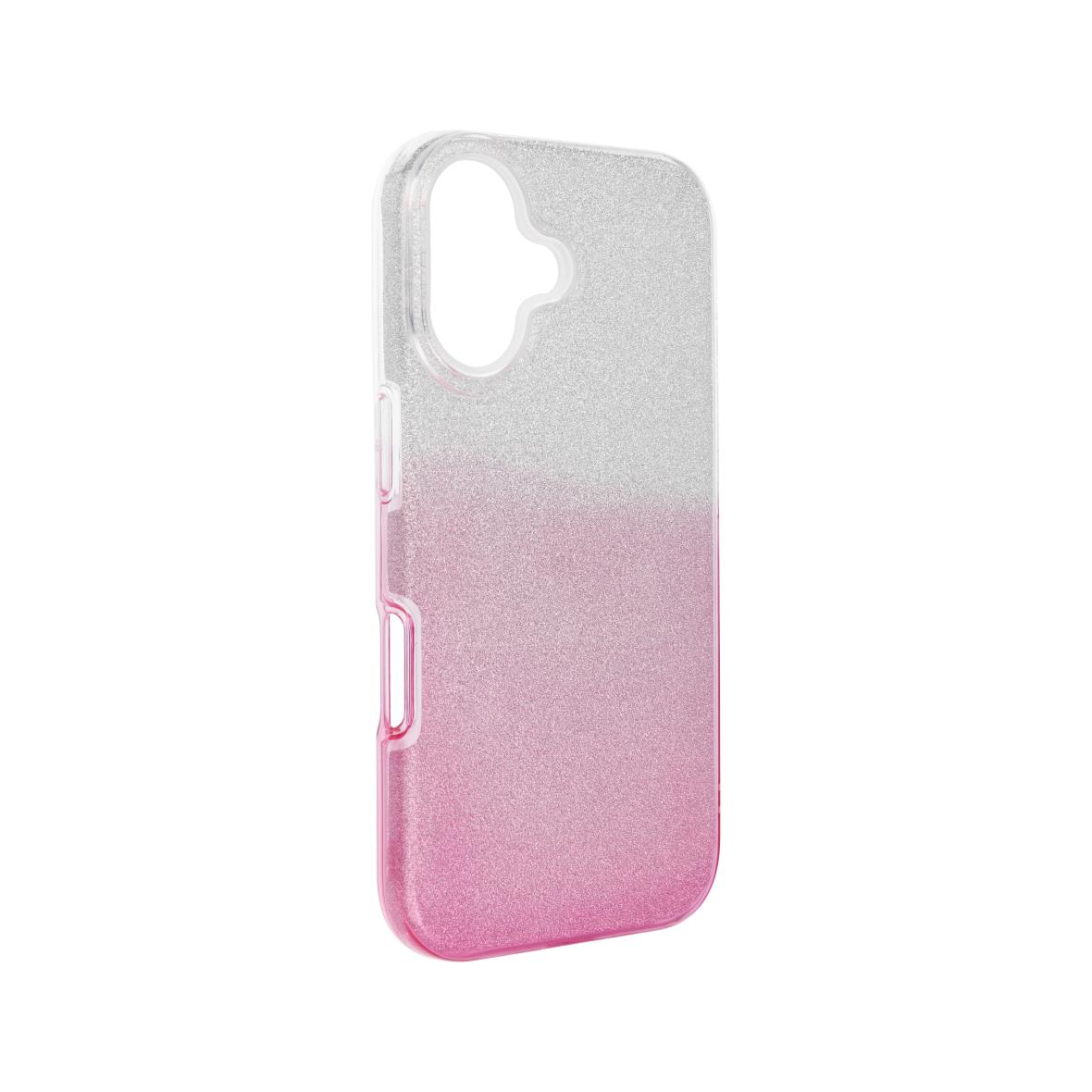 Futerał do iPhone 16 Shining transparentny różowy