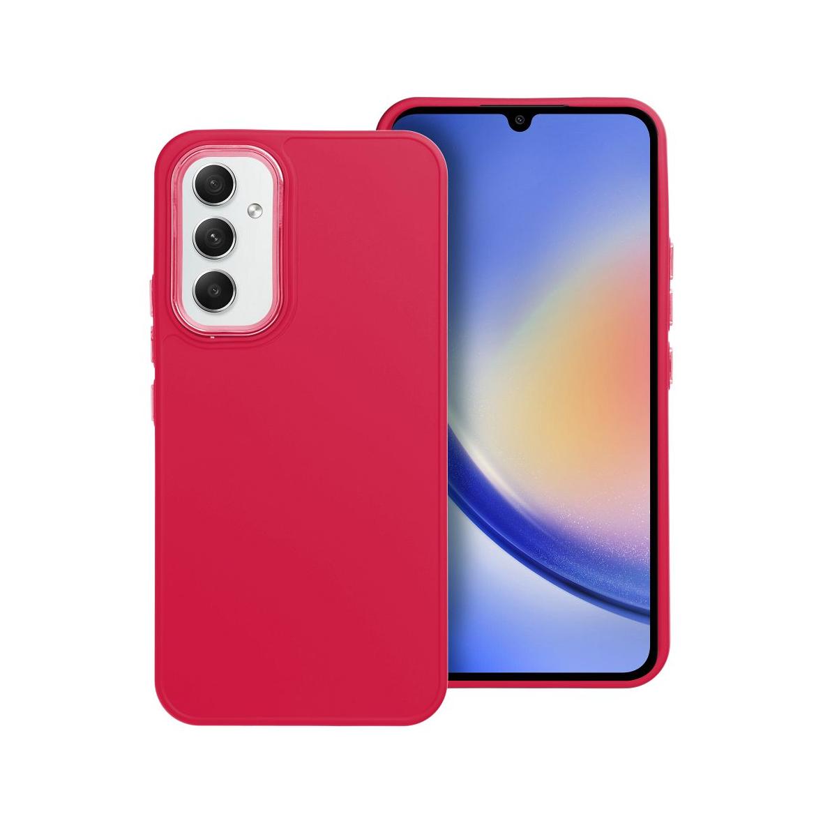 Futerał do Samsung A54 5G Frame magenta