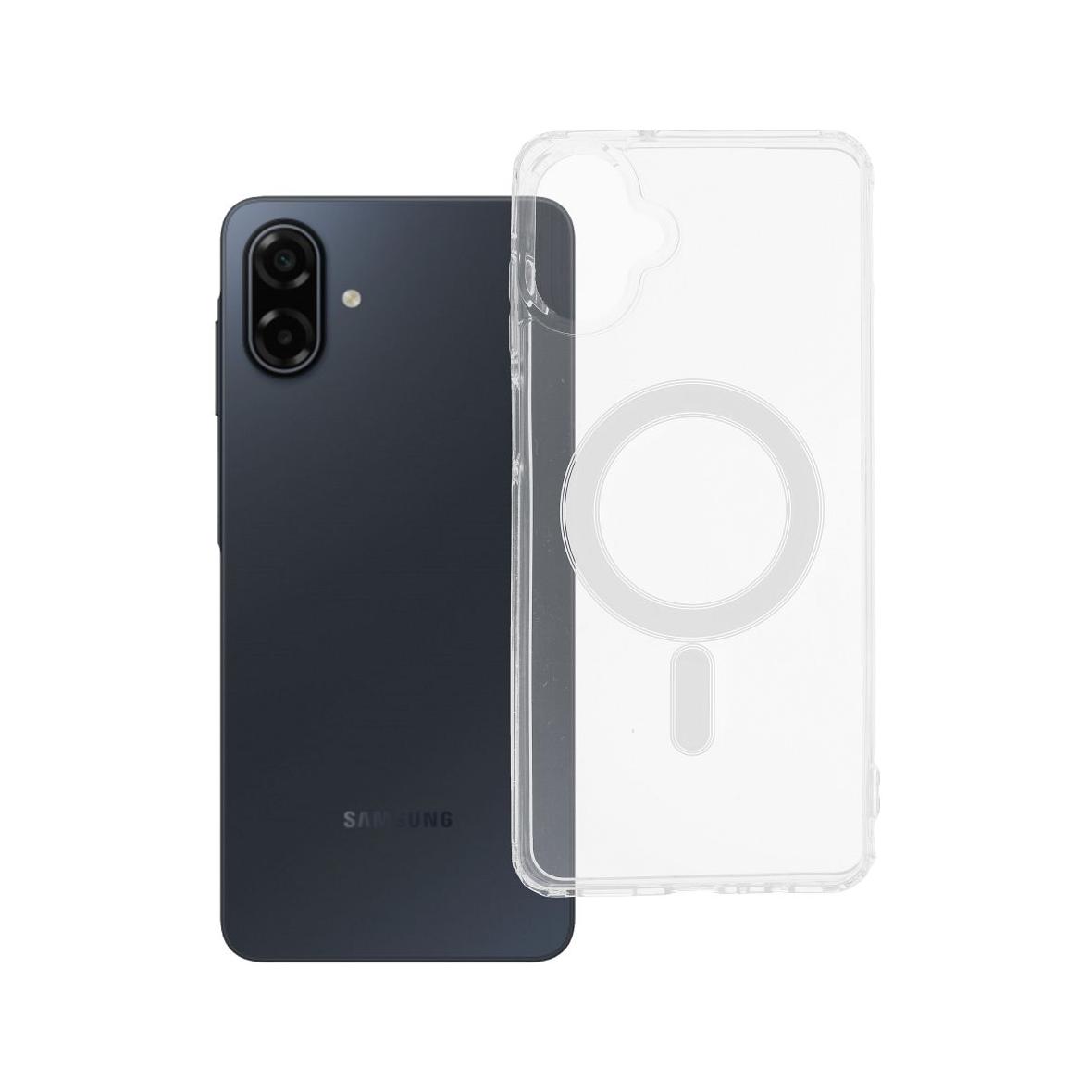 Futerał do Samsung A07 Clear Mag Cover (STR) zgodny z MagSafe transparentny