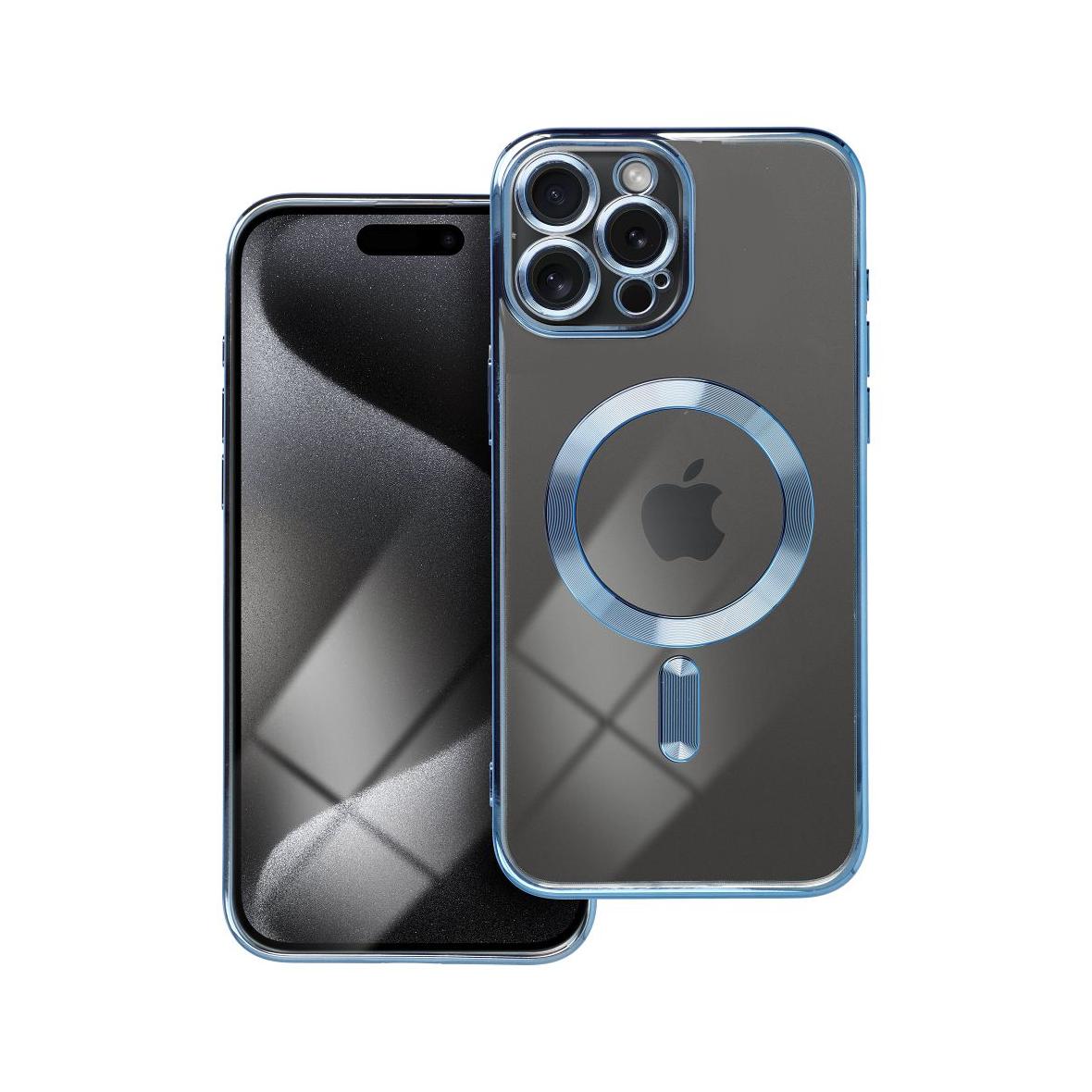 Futerał do iPhone 15 PRO MAX Electro Mag Cover zgodny z MagSafe niebieski