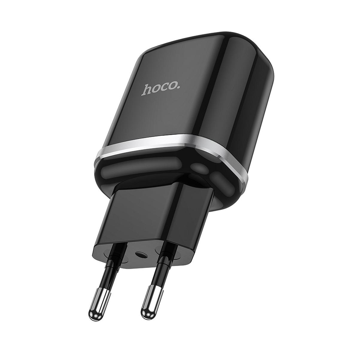 Ładowarka sieciowa do telefonu Hoco USB A QC3.0 3A 18W N3 czarna