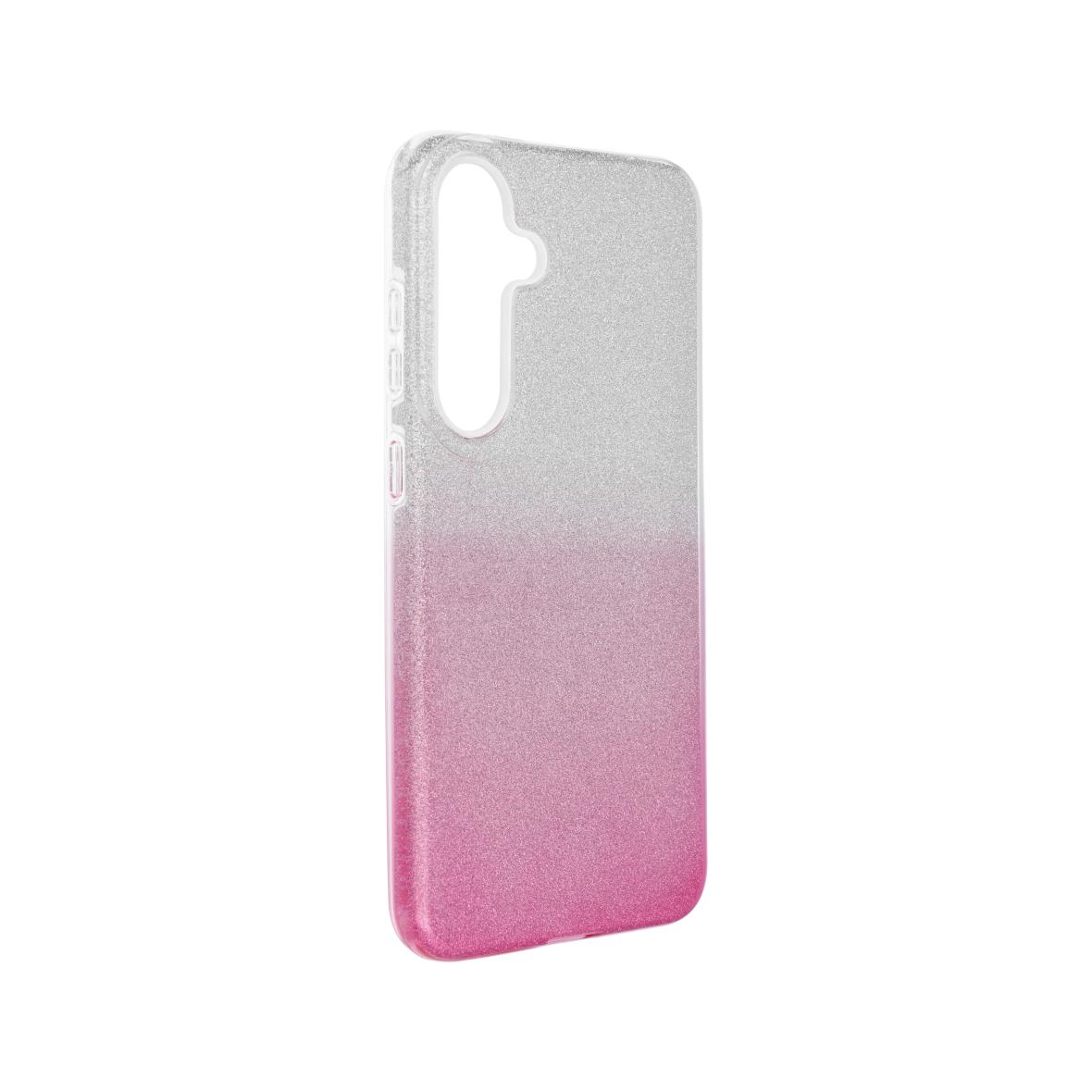 Futerał do Samsung S25 PLUS Shining transparentny różowy