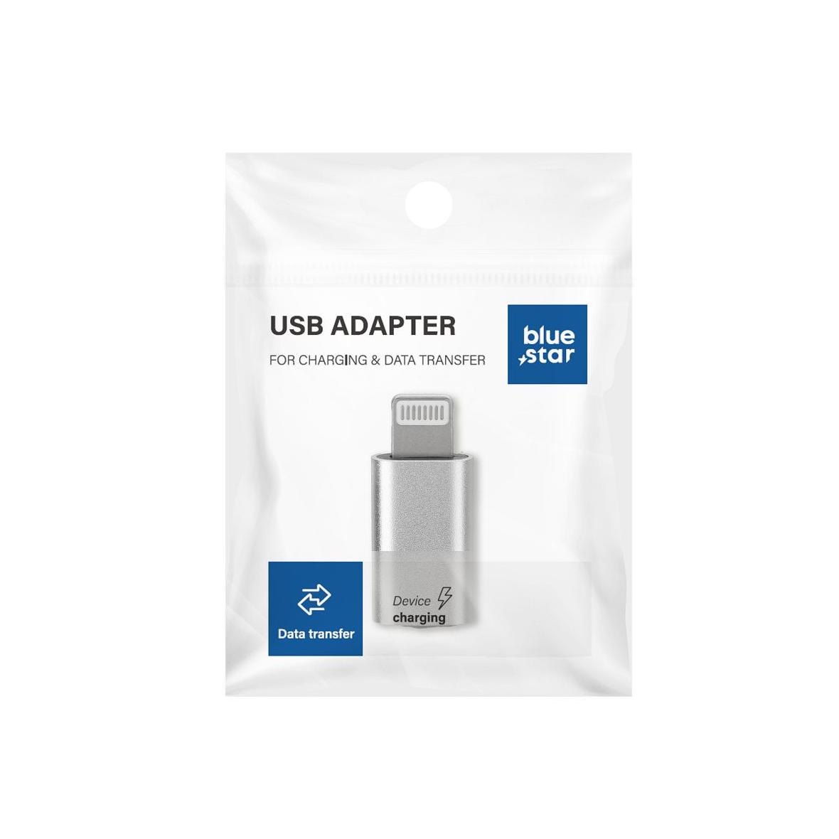 Adapter USB C do Lightning Blue Star biały