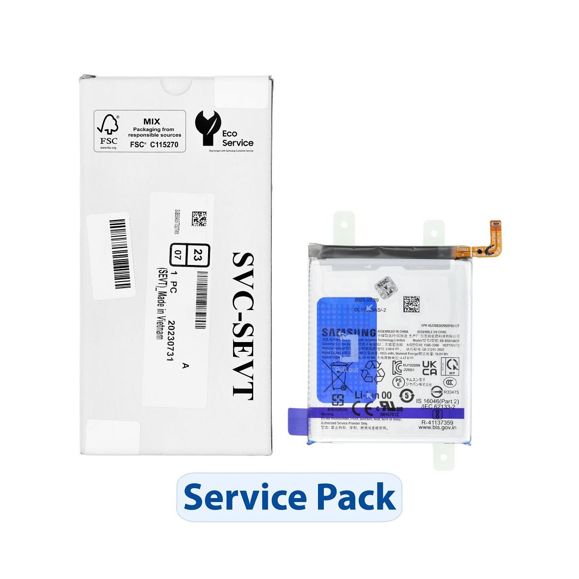 ServicePack Bateria EB-BS918ABY do SAMSUNG S23 Ultra S918B GH82-30459A