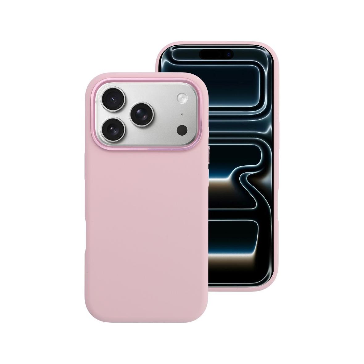 Etui na iPhone 17 PRO Forcell F-Protect Frame Premium zgodny z MagSafe różowy 0INT