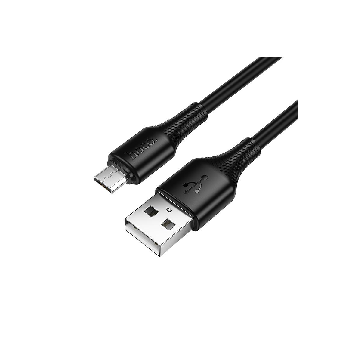 Kabel USB A do Micro USB Hoco 2,4A 1 m X120 czarny