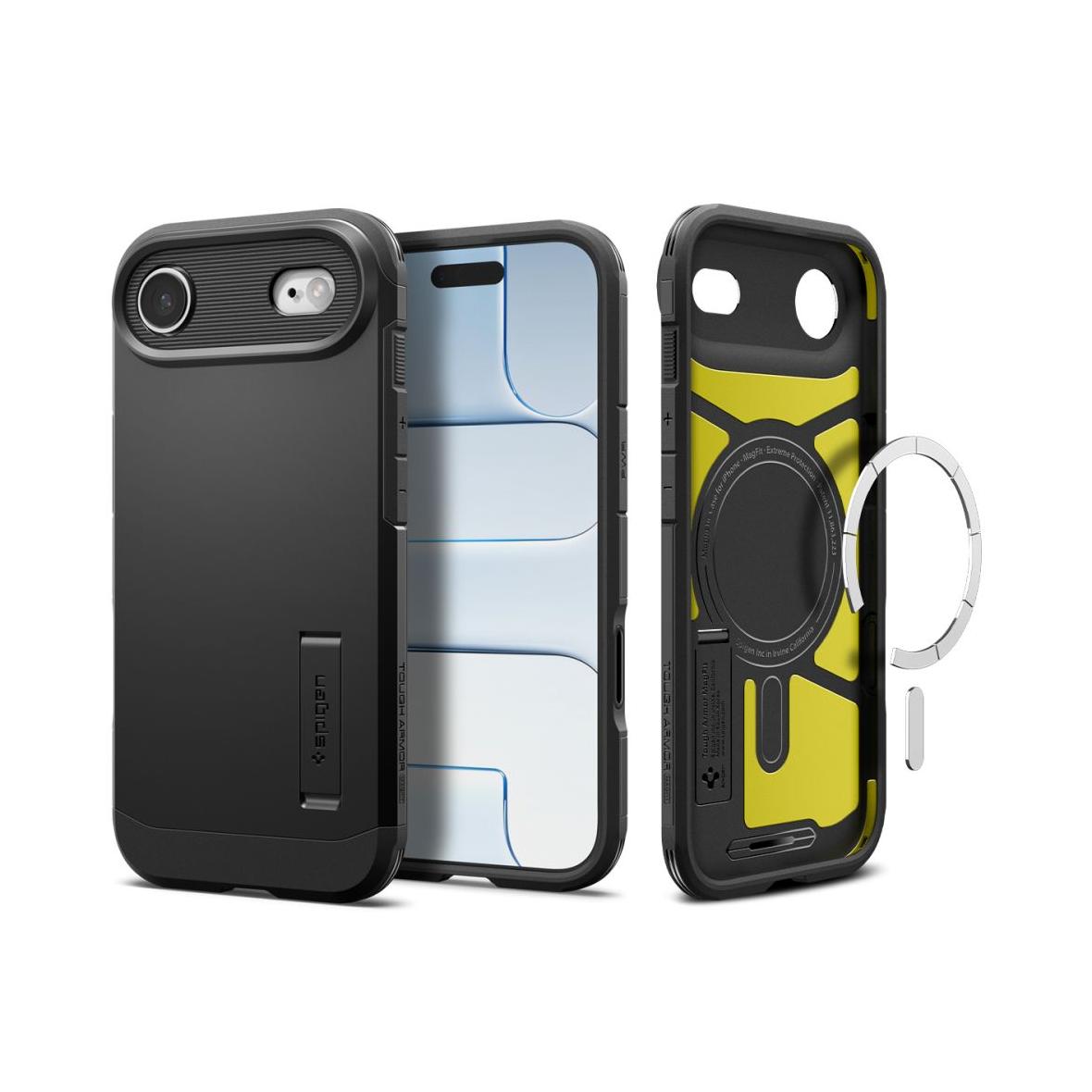 SPIGEN futerał TOUGH ARMOR MAG kompatybilny z MagSafe do IPHONE 17 Air black