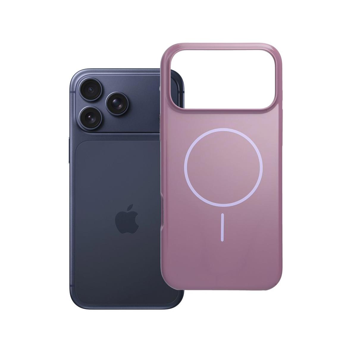 Etui na iPhone 17 PRO MAX Glossy Mag Cover zgodny z MagSafe fioletowe