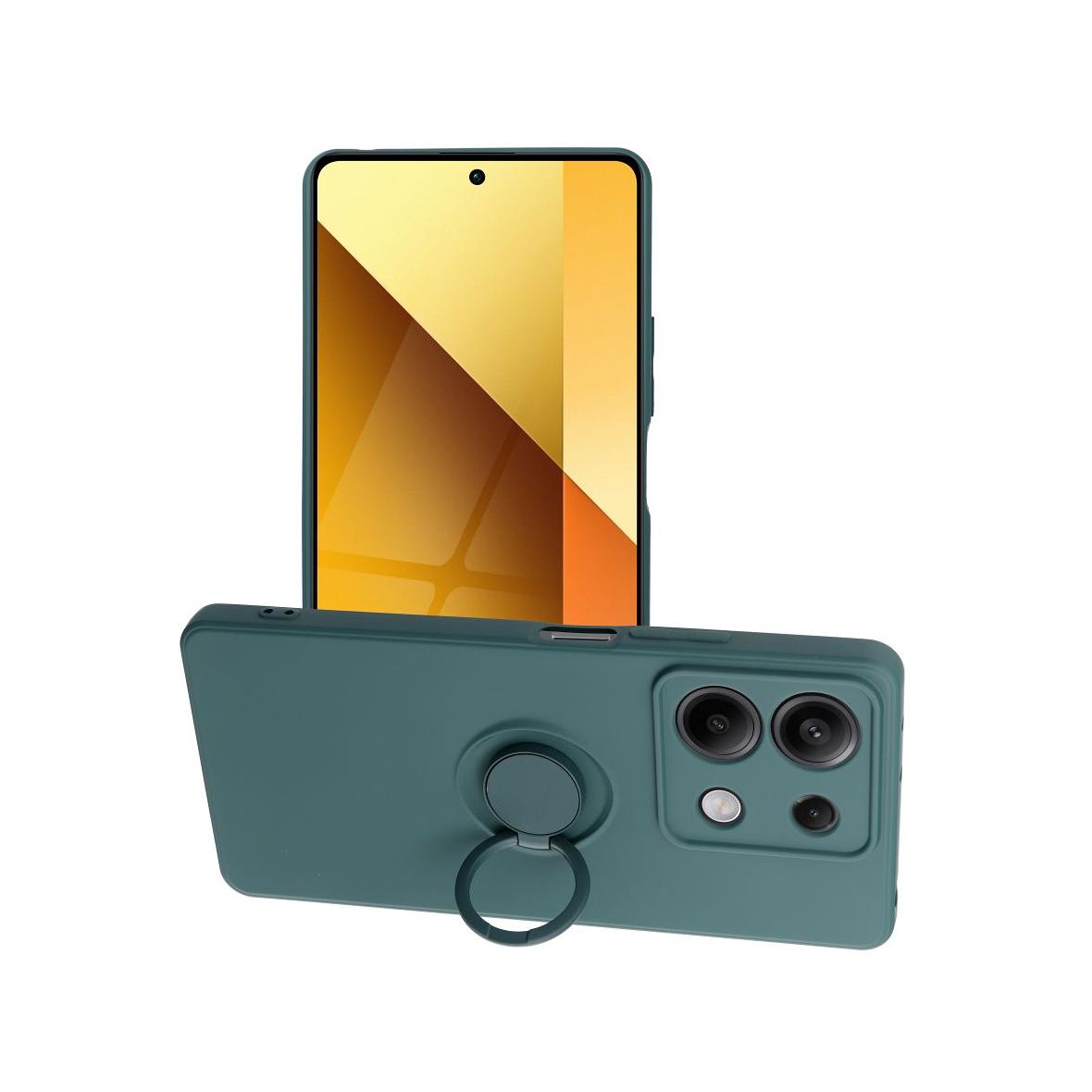 Futerał do Xiaomi Redmi Note 13 5G Silicone Ring zielony